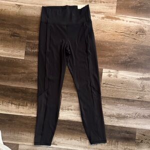 High-Waisted Black Leggings